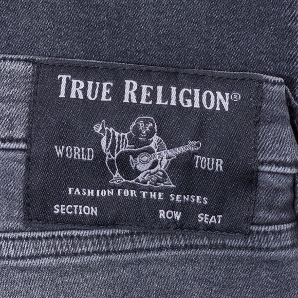 True Religion NWT Distressed Vintage Wash Geno Relaxed Slim Jeans 32 - Picture 9 of 11